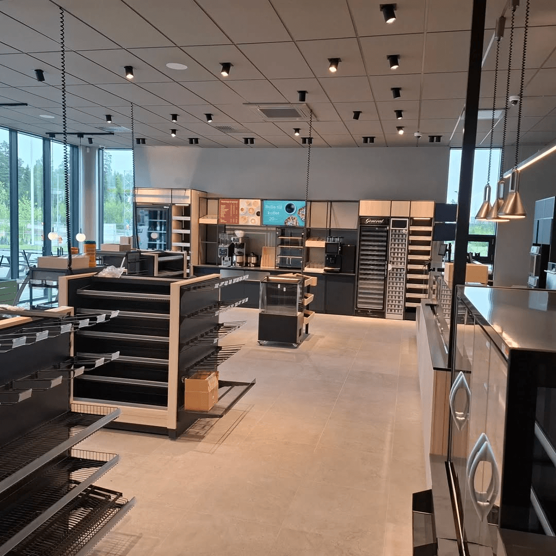 Butiksmålning interiör