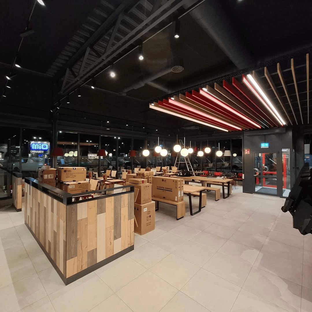 Industrilokal golvmålning